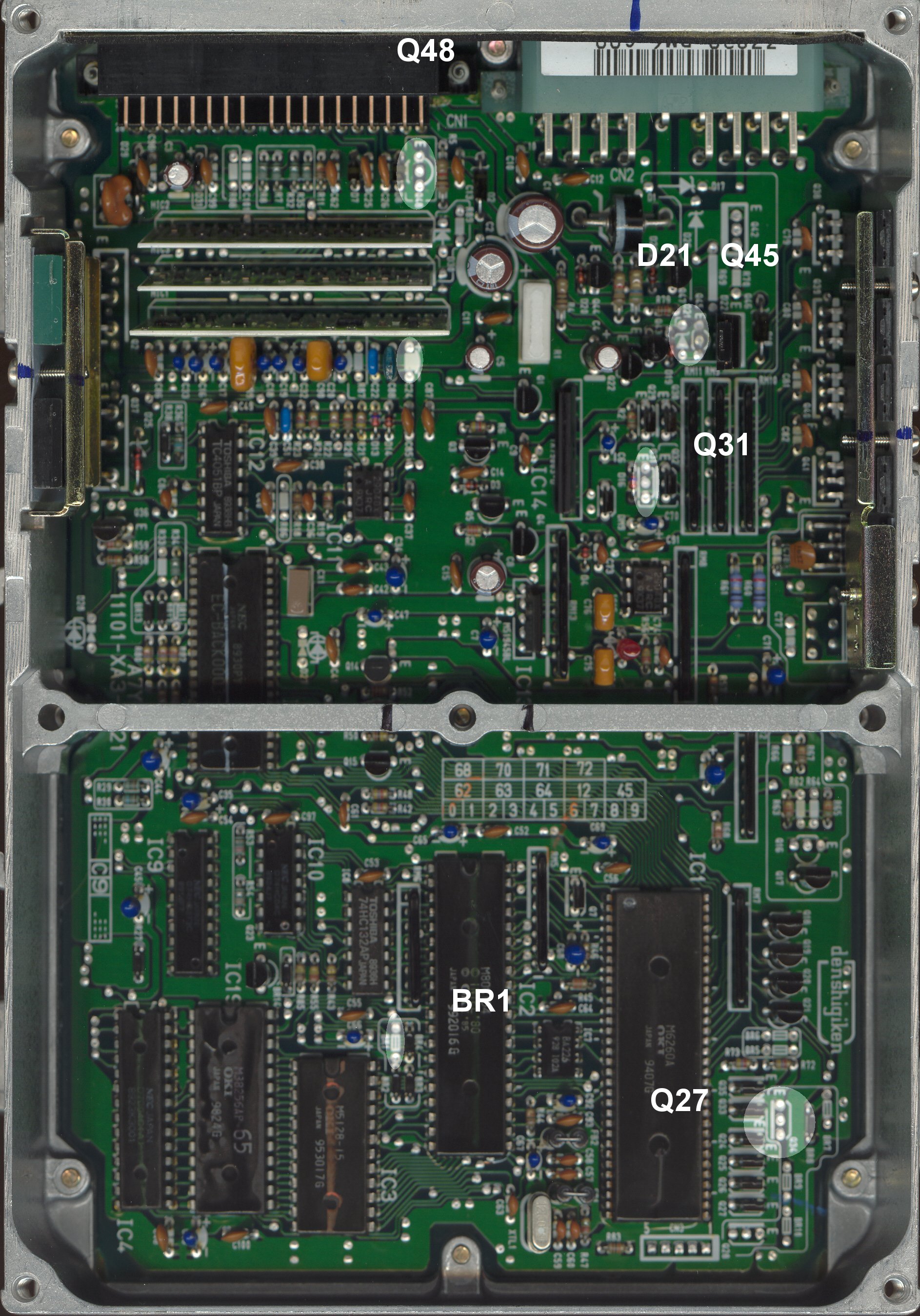 Canadian-spec PM6-C00 ECU board scan