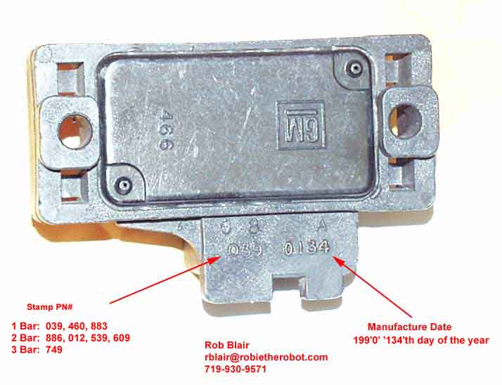 GM MAP sensor identification