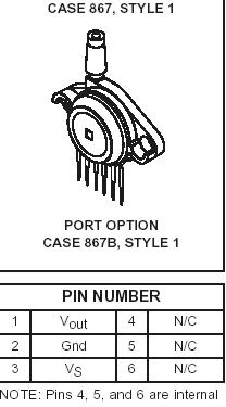 Motorola 2.5 bar MAP sensor