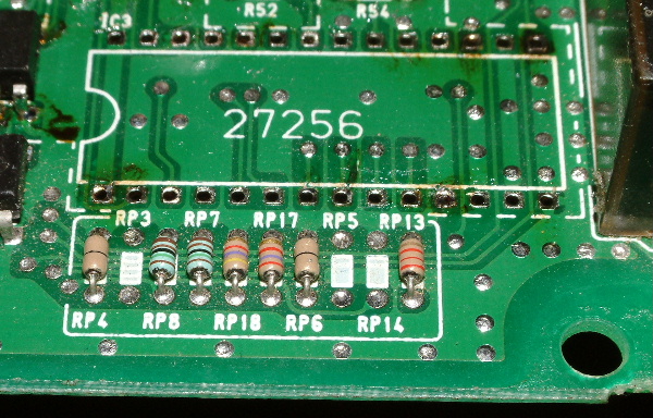 RP resistor array before conversion