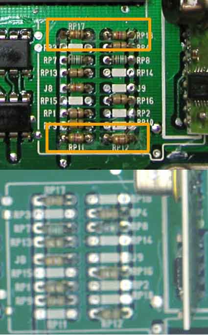 USDM vs JDM P13 resistor area comparison