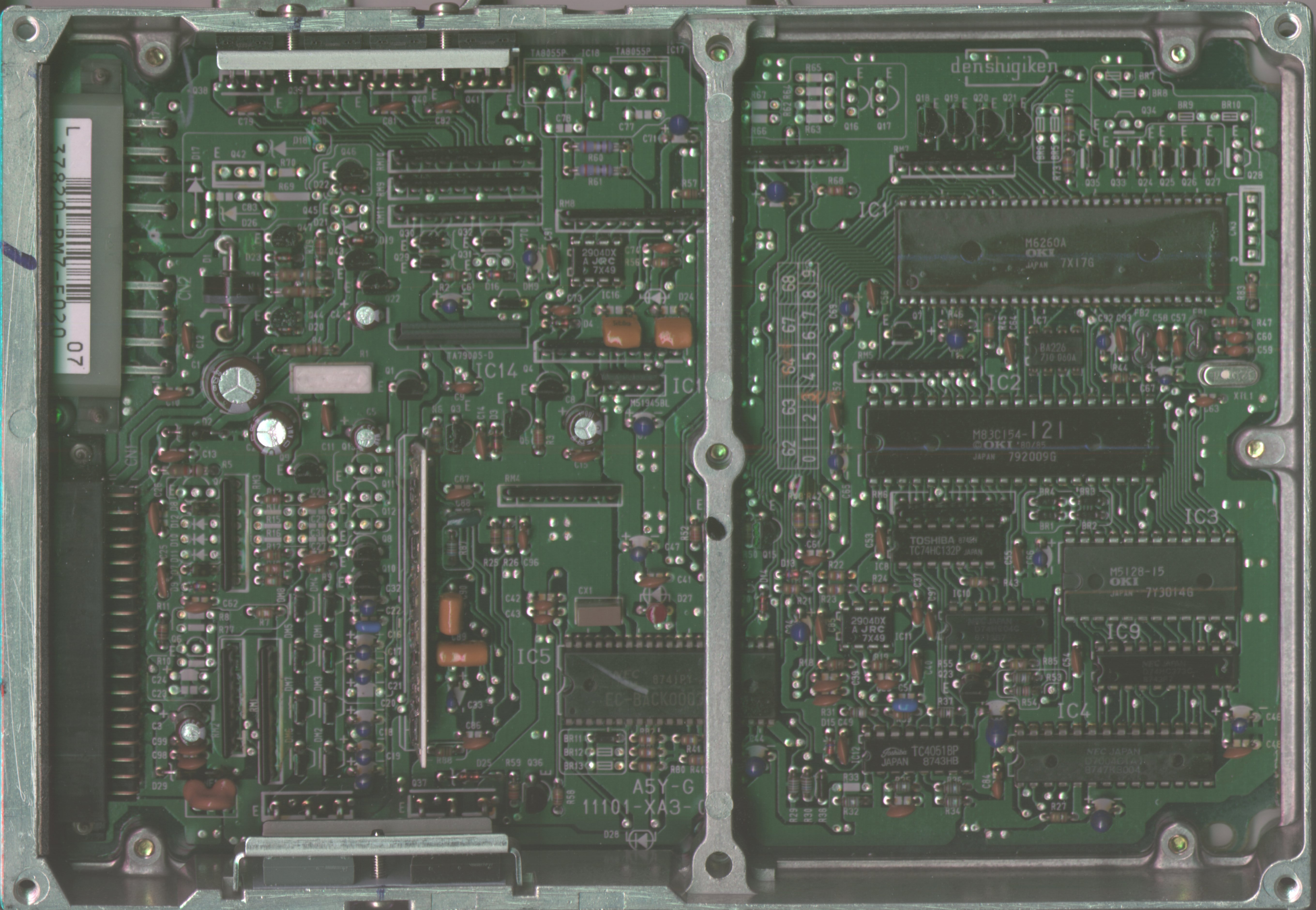 European PM7-E020 Component Side Layout Scan