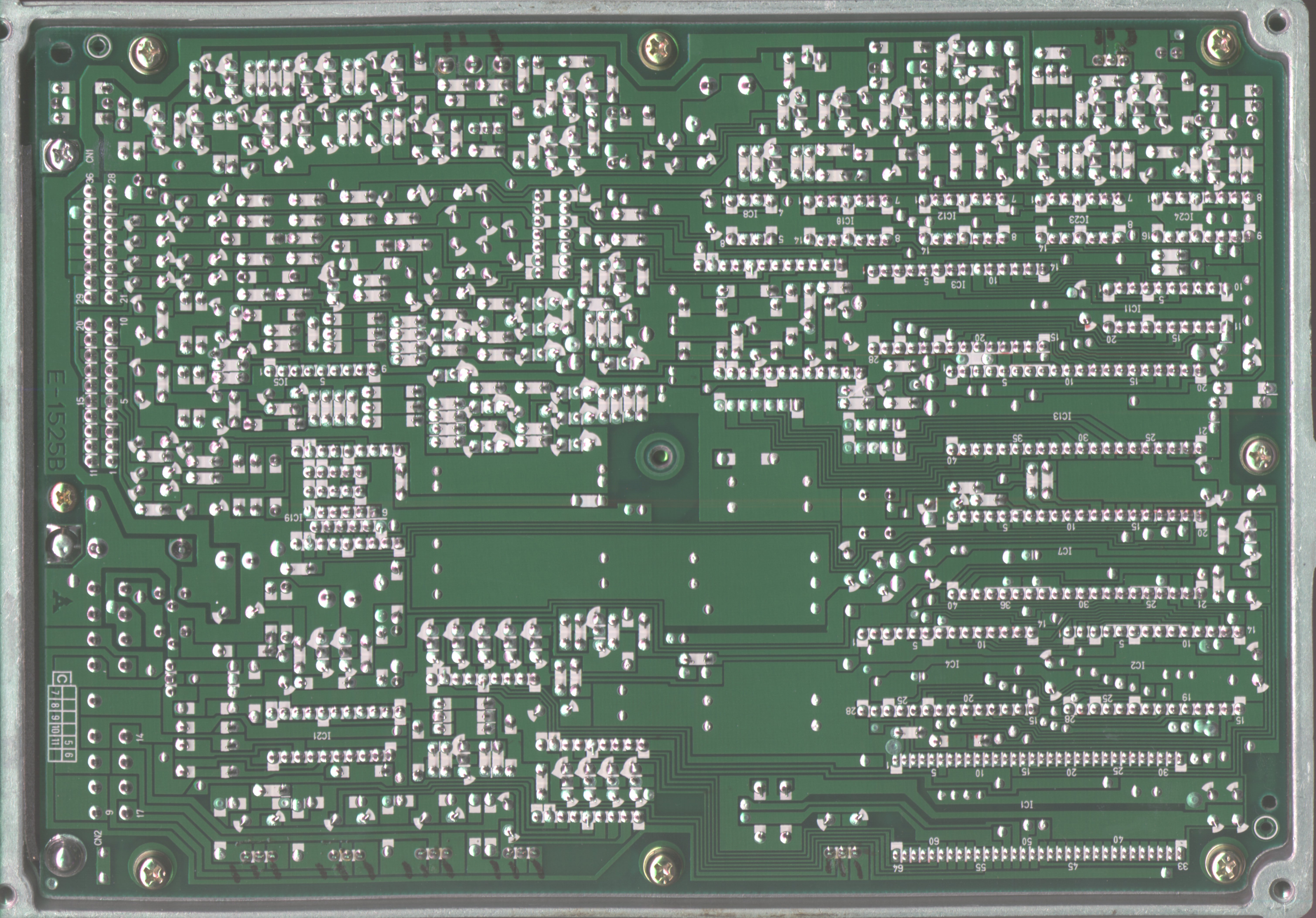 European PM7-E020 Solder Side Layout Scan