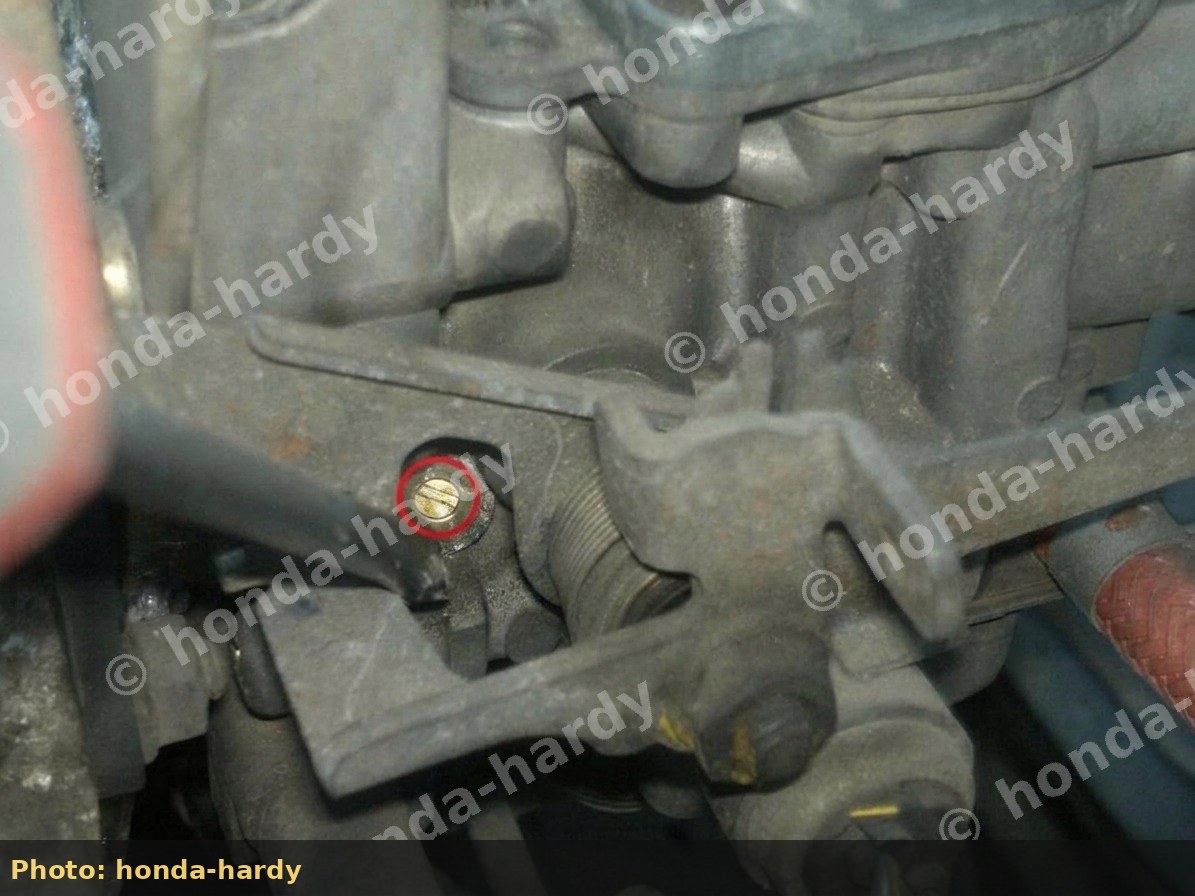 Second dual-carb idle mixture screw