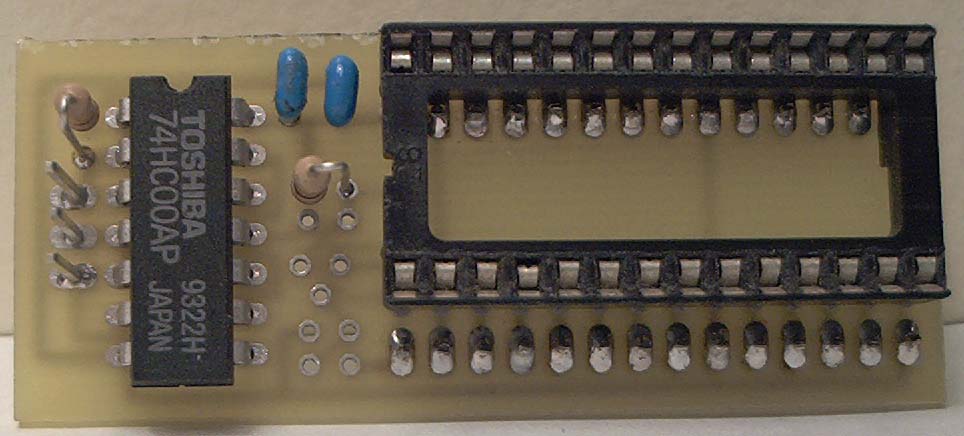 74HC00 Logic Chip Soldered