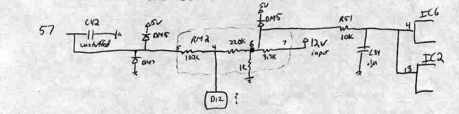 USDM P30 D12 input schematic