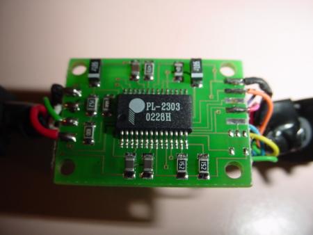 RadioShack Cable Top PCB View