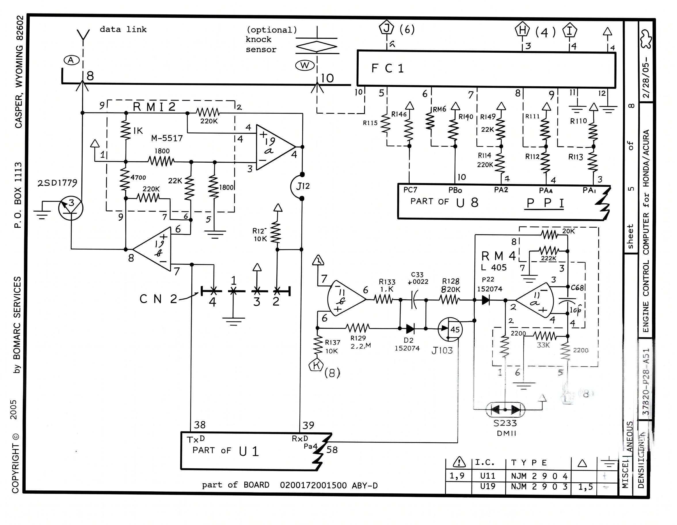 Sheet 5 data link