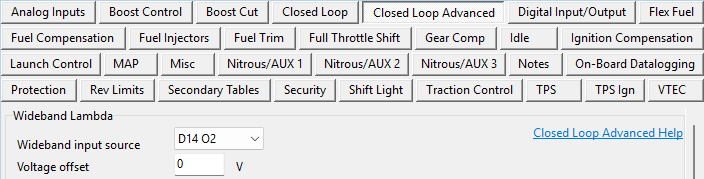 Advanced Closed loop Input Source selection and Voltage offset input.